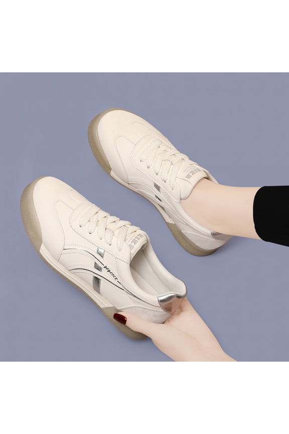 Women's Forrest Gump Shoes Low-top Breathable Mesh Casual Sneakers All-season Versatile Round-toe Shallow Mouth Flats