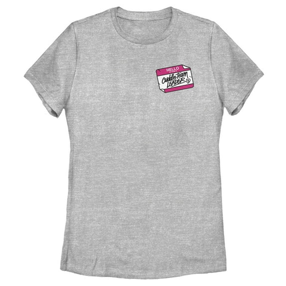 Women's Fortnite Cuddle Name Tag  Graphic Tee Athletic Heather Small