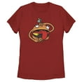 thumbnail image 1 of Women's Fortnite Durr Burger Graphic Tee Red Medium, 1 of 4