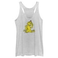 thumbnail image 1 of Women's Fortnite Peely Peace Sign Racerback Tank Top White Heather Large, 1 of 4