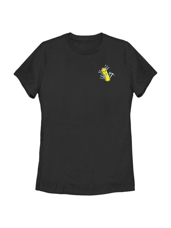 Women's Fortnite Peely Tool Graphic Tee Black Medium