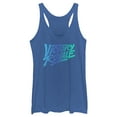 thumbnail image 1 of Women's Fortnite Victory Royale Gradient Logo Racerback Tank Top Royal Blue Heather Medium, 1 of 4