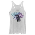 thumbnail image 1 of Women's Fortnite Victory Royale Raven Float On Racerback Tank Top White Heather 2X Large, 1 of 4