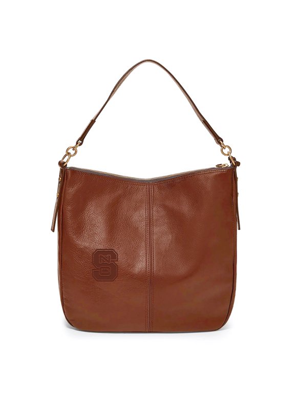 Women's Fossil Brown NC State Wolfpack Jolie Hobo Bag