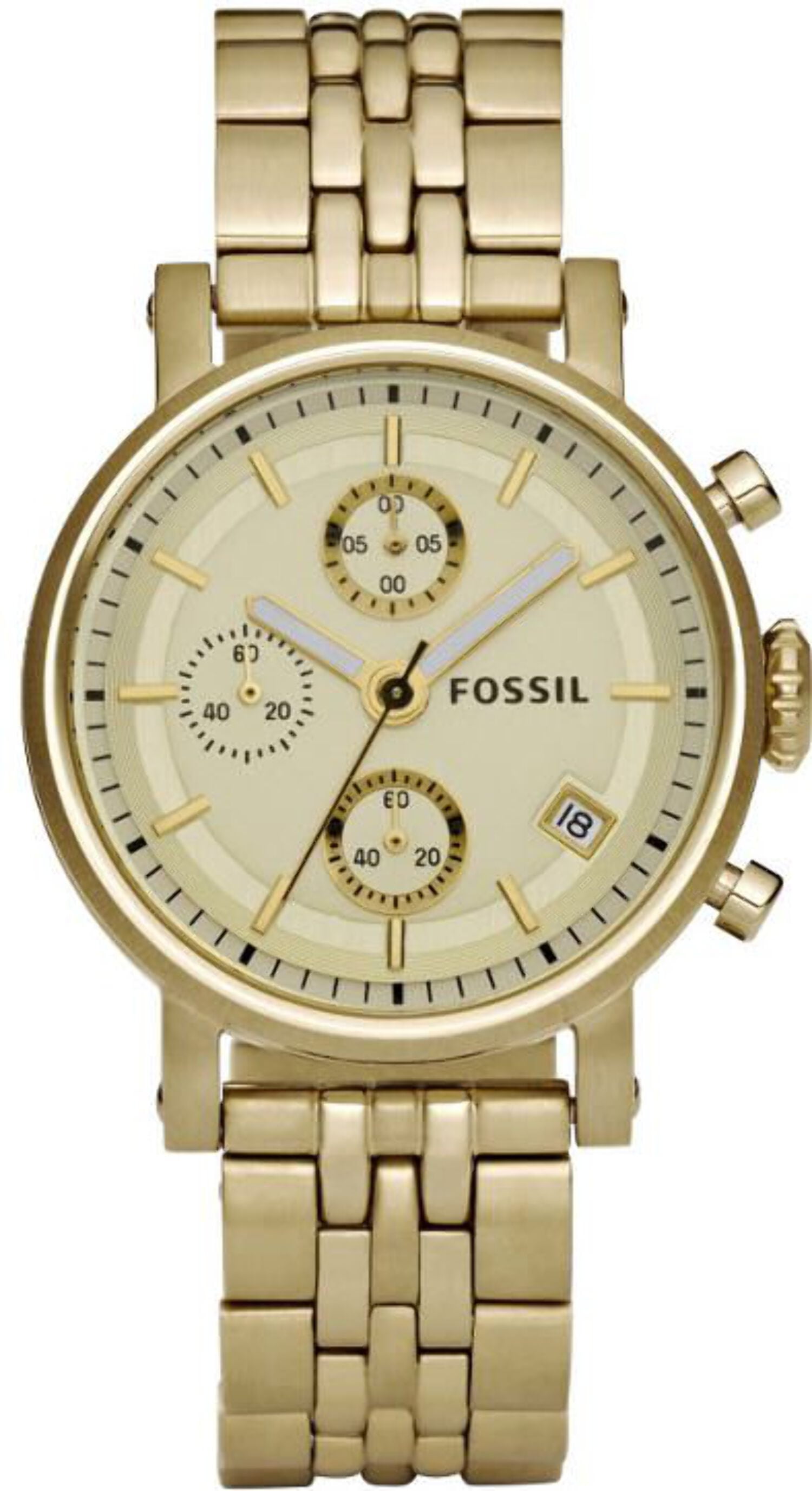 Women's Fossil Dress Gold-Tone Chronograph Watch ES2197