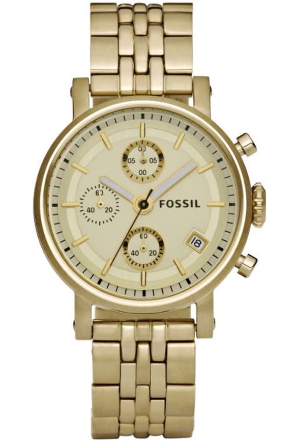 Women's Fossil Dress Gold-Tone Chronograph Watch ES2197