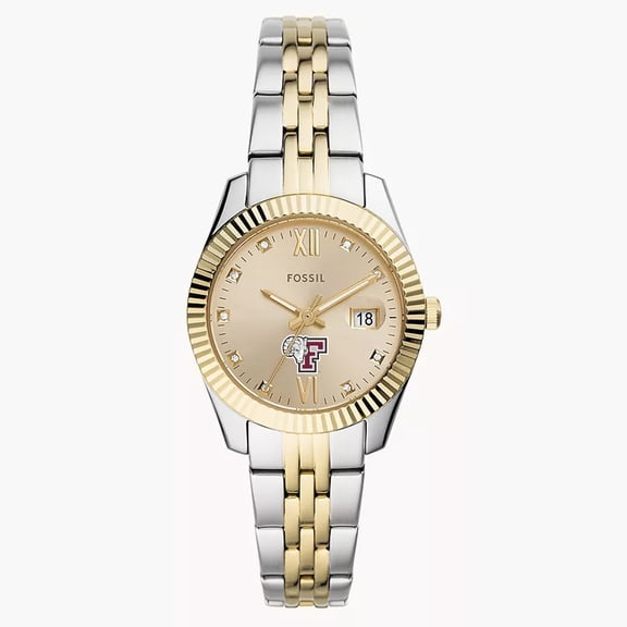 Women's Fossil Fordham Rams Scarlette Two-Tone Stainless Steel Watch