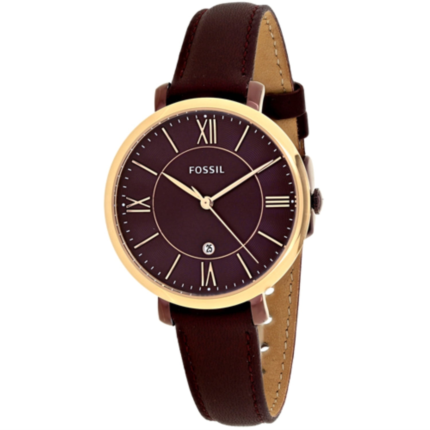 Fossil red clearance wine watch