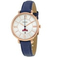 thumbnail image 1 of Women's Fossil Navy Lamar Cardinals Jacqueline Leather Watch, 1 of 1