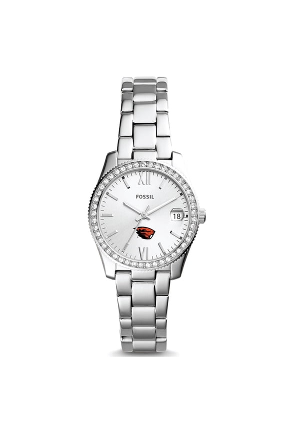Women's Fossil Oregon State Beavers Scarlette Mini Three-Hand Date Watch
