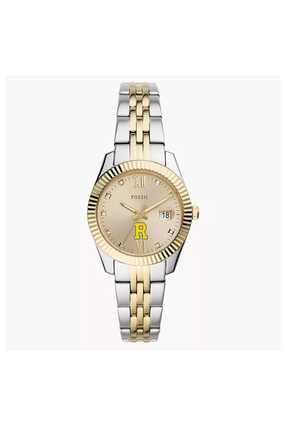 Women's Fossil Rochester Yellow Jackets Scarlette Two-Tone Stainless Steel Watch