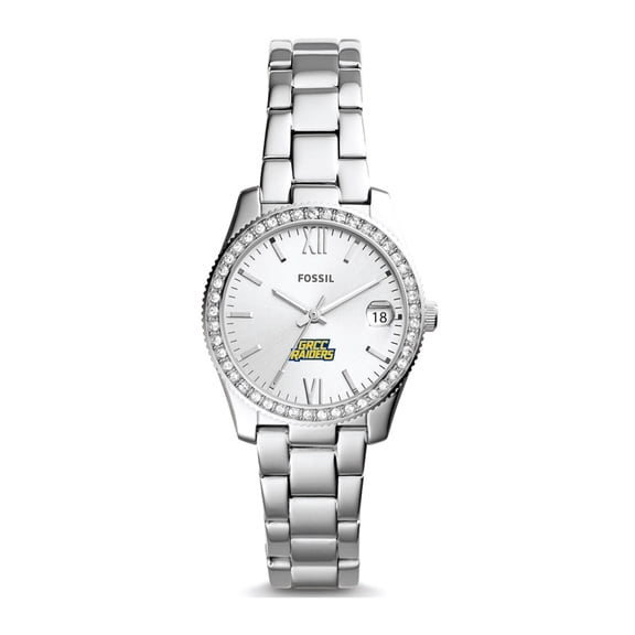 Women's Fossil Silver Grand Rapids Raiders Scarlette Mini Three-Hand Date Watch