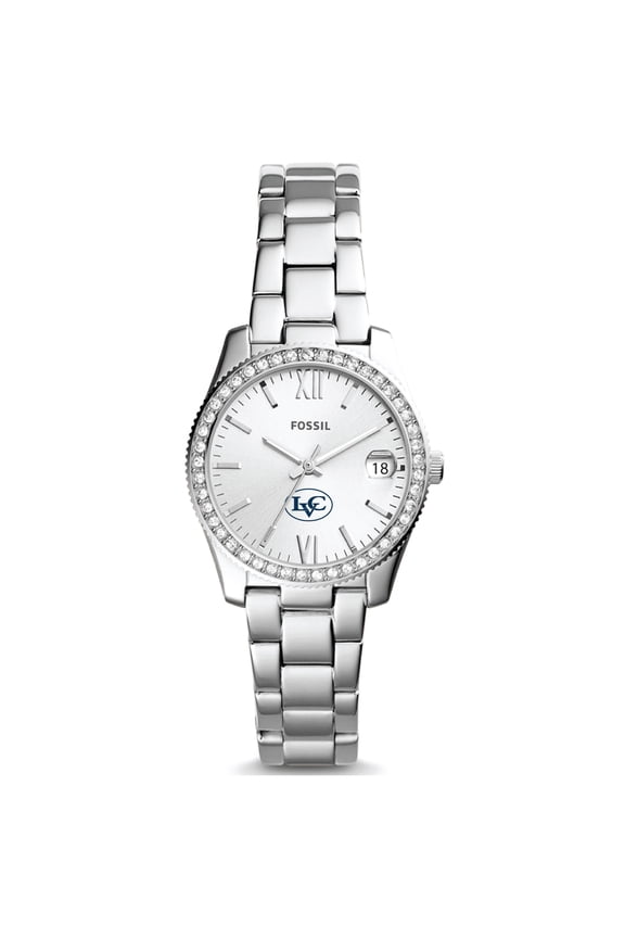Women's Fossil  Silver Lebanon Valley College Scarlette Mini Three-Hand Date Watch
