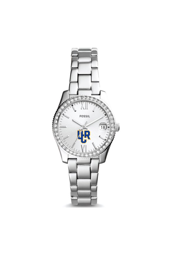 Women's Fossil  Silver UC Riverside Highlanders Scarlette Mini Three-Hand Date Watch
