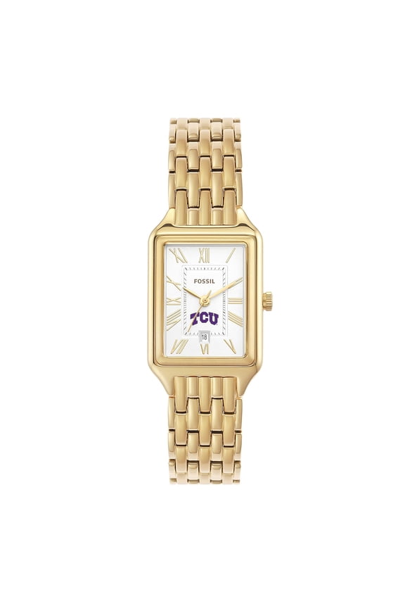 Women's Fossil TCU Horned Frogs Raquel Stainless Steel Watch