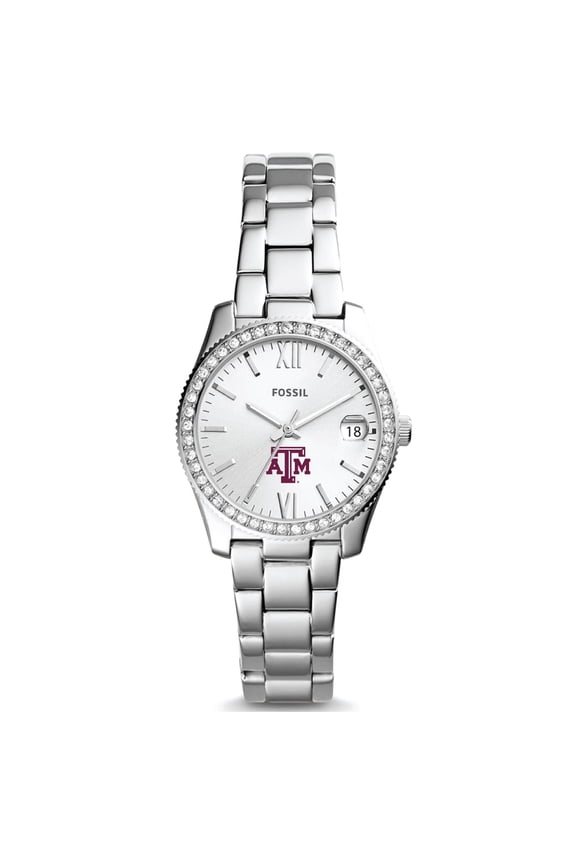 Women's Fossil Texas A&M Aggies Scarlette Mini Three-Hand Date Watch