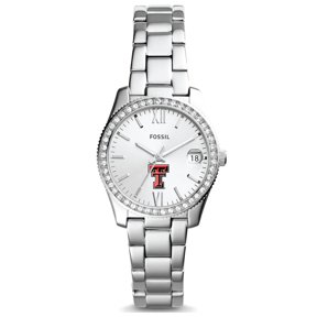 Women's Fossil Texas Tech Red Raiders Scarlette Mini Three-Hand Date Watch