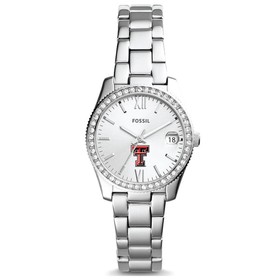 Women's Fossil Texas Tech Red Raiders Scarlette Mini Three-Hand Date Watch
