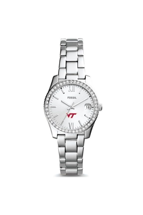 Women's Fossil Virginia Tech Hokies Scarlette Mini Three-Hand Date Watch