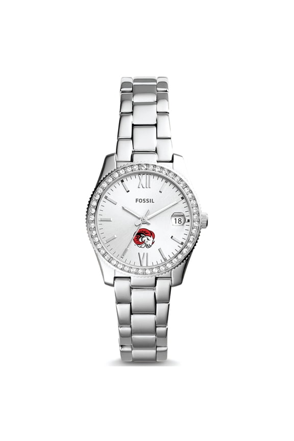 Women's Fossil Winston-Salem State Rams Scarlette Mini Three-Hand Date Watch