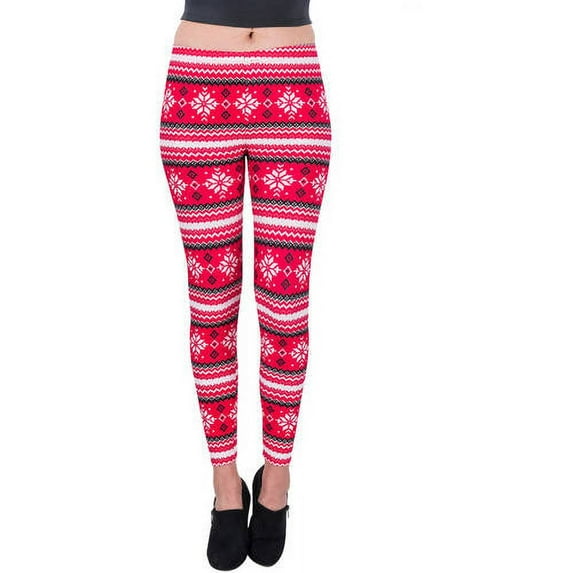 Women's Four Points Design Full Length Stretchy Leggings