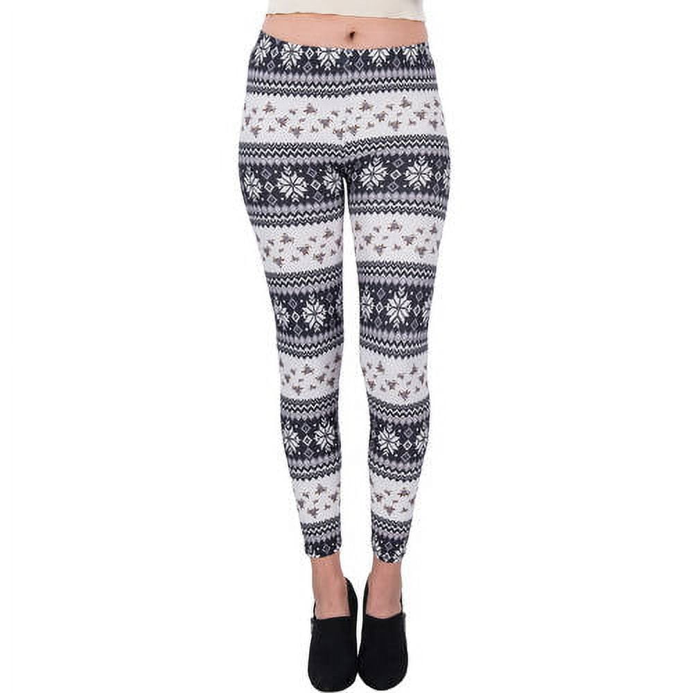 Women's Four Points Design Full Length Stretchy Leggings