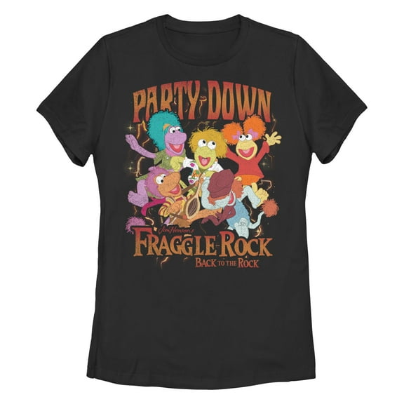 Women's Fraggle Rock Party Down  Graphic T-Shirt
