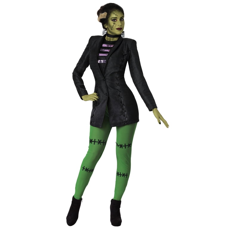 green emerald velvet dress Billie Frankenstein & The Bride Print Dress