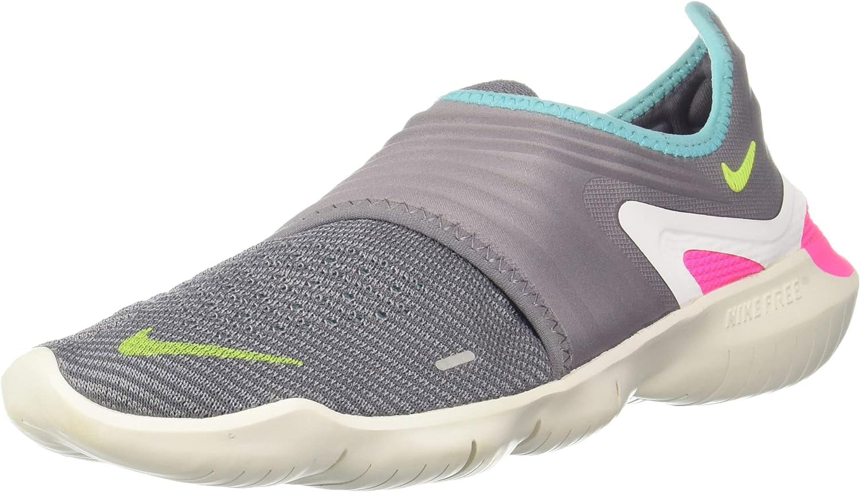 Women s Free Rn Flyknit 3.0 Gunsmoke Volt Aurora Green Sneakers