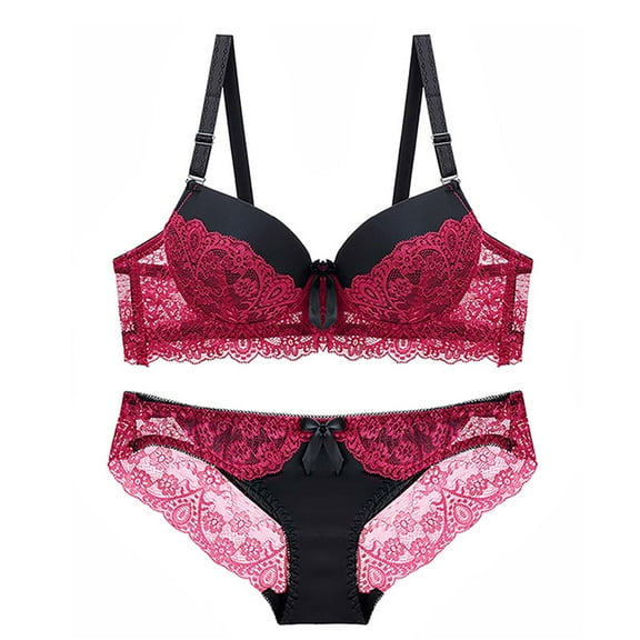 Women's French Lace Sexy Bra Collection Underwear Set