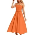 thumbnail image 1 of Women's French Style Suspender Long Skirt - Waist , Flowy, Casual/Elegant, 1 of 6