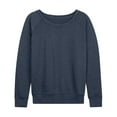 thumbnail image 1 of Women's French Terry Long Sleeve Shirt, Relaxed Fit - Classic And Plus Sizes, 1 of 5