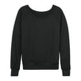 thumbnail image 1 of Women's French Terry Long Sleeve Shirt, Relaxed Fit - Classic And Plus Sizes, 1 of 5