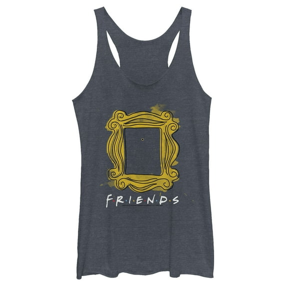 Women's Friends Yellow Frame Door Racerback Tank Top