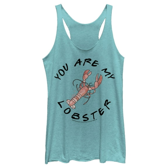 Women's Friends You Are My Lobster Quote Racerback Tank Top