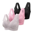 thumbnail image 1 of Women's Front Buckle Lace Edge Bra - Wireless, Adjustable - Plus Size - Casual/Sexy, 1 of 5