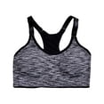 thumbnail image 1 of Women's Front Buckle Lace Edge Seamless Movement Yoga Sleep Bra with Adjustable Gathering Support, 1 of 3