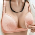 thumbnail image 1 of Women's Front Button Nursing Bra Exposure No Wires Push Up Top Back Bottoming No Wires Sports Bra Bandeau Sports Bra Womens Bras Underwire Women Workout Bra Back Bra Pads for Sports Bras Bra Womens, 1 of 2