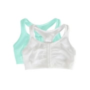Women's Front Close Racerback Sport Bra, Style FT390, 2-Pack