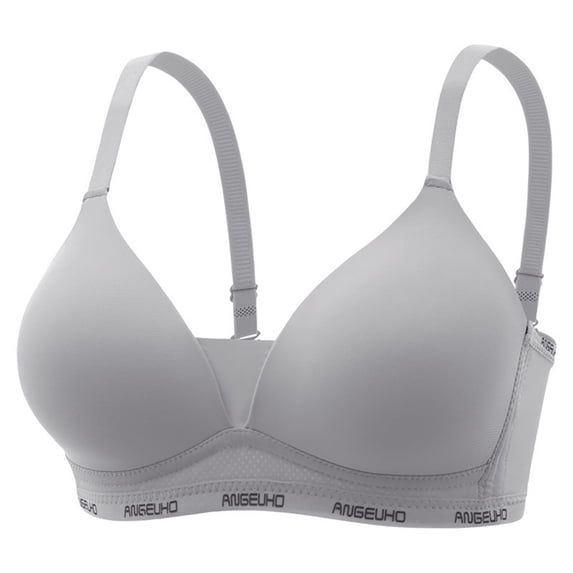 Women's Front Closure Bra No Underwire Seamless Bra Push Up Padded Adjustable Straps Full Coverage Everyday Bra