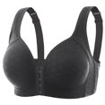 thumbnail image 1 of Women's Front Closure Bras Breathable Cotton Bra Sports Bras Large Bust Full Coverage Lace Bra, 1 of 3