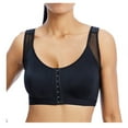thumbnail image 1 of Women's Front Closure Posture Support Bra Full Coverage Comfort Wireless Back Shape, 1 of 2