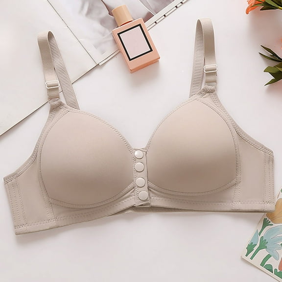 Women's Front Closure Wireless Bra - Comfortable & Breathable