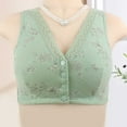 thumbnail image 1 of Women's Front Side Buckle Lace Edge Without Steel Ring Movement Seamless Gathering Adjustment Yoga Sleep Large Bra Bra Pack for Women Women Sports Bra Pack Training Bra for Women Women Bras Wireless, 1 of 3