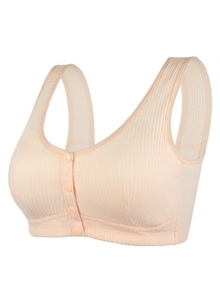 Lingerie Cotton Bralette Padded Ooq Gym Sports Bras Women F Cup Tight Sports  Bras Hands Pumping Support Control Bra Bl Beige : : Fashion