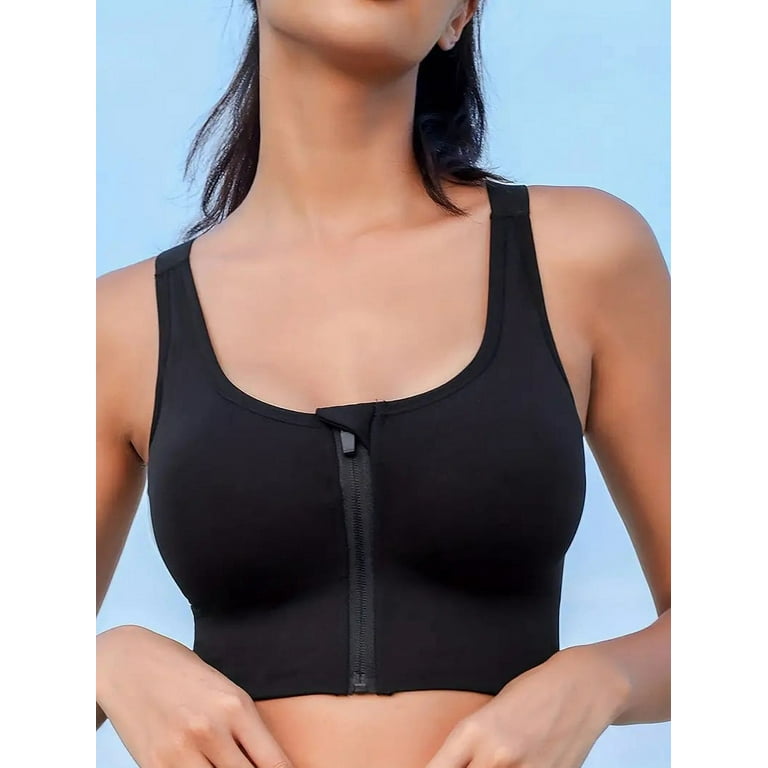 Up To 66% Off on Women's Zip Front Sports Bra