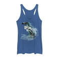 thumbnail image 1 of Women's Frozen 2 Elsa Horse Water Spirit  Racerback Tank Top Royal Blue Heather X Small, 1 of 3