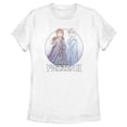 thumbnail image 1 of Women's Frozen 2 Sister Circle Logo  Graphic Tee White Large, 1 of 4