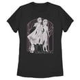 thumbnail image 1 of Women's Frozen 2 Sister Forest Frame  Graphic Tee Black Small, 1 of 3