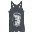 thumbnail image 1 of Women's Frozen Elsa Snow Queen Frame  Racerback Tank Top Navy Blue Heather Small, 1 of 3